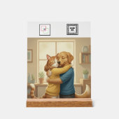 Custom Veterinarian Event Acrylic Pedestal Sign  (Recto)