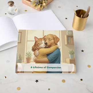 Custom Veterinary Retirement & Event Guest Book Gastenboek
