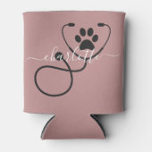 Custom Veterinary Tech Vet Assistant Blikjeskoeler (Voorkant)