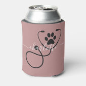Custom Veterinary Tech Vet Assistant Blikjeskoeler (Blikje Achterkant)