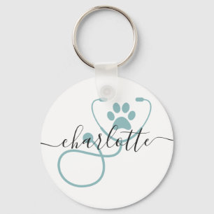 Custom Veterinary Tech Vet Assistant Sleutelhanger