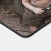 Custom Vier Foto Collage Desk Mat (Hoek)