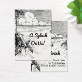 Custom Vintage Beach Thème Événement Billet de boi (Bureau)