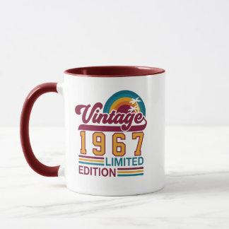 Custom Vintage Limited Edition Birth Year Mug Mok
