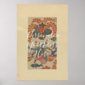 ※CUSTOM Vintage Okinawan Bingata Pattern Print (Voorkant)
