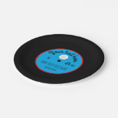 Custom Vinyl Record Paper Plates – Personalized Papieren Bordje (Gekanteld)