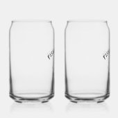 Custom Vissen Club Blikvorm Glas (Rechts)