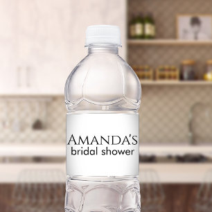 Custom Vrijgezellenfeest Bachelorette Party Minima Waterfles Etiket