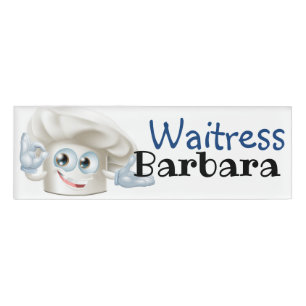 Custom Waitress Naambadge