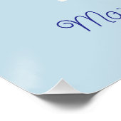 Custom Wall Poster voor drieling, Schattigee pingu Perfect Poster (Hoek)