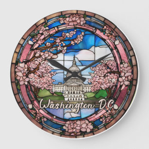 Custom Washington DC Dated Cherry Blossom Grote Klok