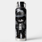 Custom Water Bottle Style: geïsoleerde fles onder (Achterkant)