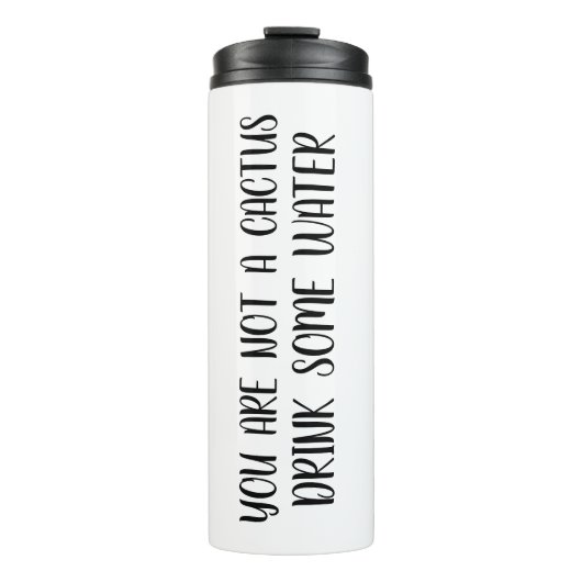 Custom  Water Bottle with - Personalized Water Bot Thermosbeker (Voorkant)