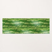 Custom Watermelon Skin Texture Pattern Yogamat (Achterkant (horizontaal))