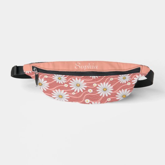 Custom Wavy Pink Daisies (Recto)