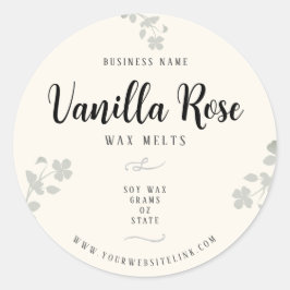 Custom Wax Smelt Botanische Boerderij Labels
