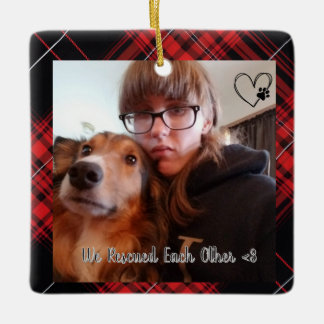 Custom We Rescued Each Other Chirstmas  Keramisch Ornament
