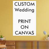 Custom Wedding 40 "x 60" Ingepakt Canvas (Insitu (Woonkamer))
