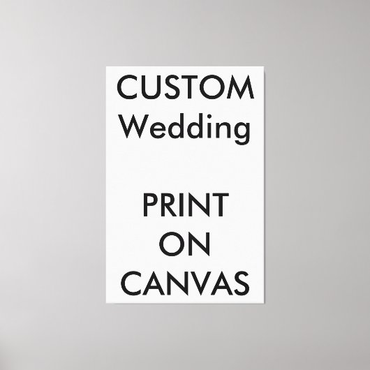 Custom Wedding 40 "x 60" Ingepakt Canvas (Voorkant)
