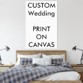 Custom Wedding 40 "x 60" Ingepakt Canvas Afdruk (Insitu (Slaapkamer))
