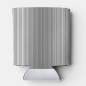 Custom Wedding Classic Black & White Stripe Blikjeskoeler (Achterkant)