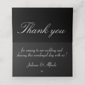 Custom Wedding/Event Name Placeholders (Binnenkant ongevouwen)