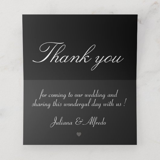 Custom Wedding/Event Name Placeholders (Binnenkant ongevouwen)