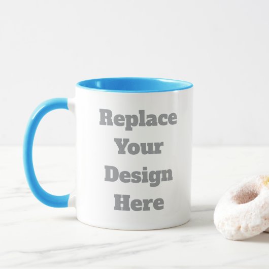 Custom Wedding Gift – Create Your Own Personalized Mok (Met donut)