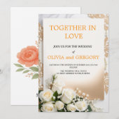 Custom Wedding Invitation Cards | Personalized (Devant / Derrière)