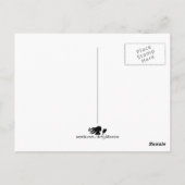 Custom Wedding Map Design - Geïllustreerd Briefkaart (Achterkant)