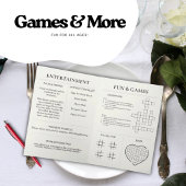Custom Wedding Newspaper - Fun Guest Activity Book