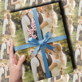 Custom Wedding Photo Cadeaupapier