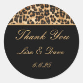 Custom Wedding Stickers Safari (Voorkant)