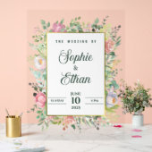 Custom Wedding Welcome Acrylic Sign (Mariage)