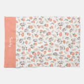 Custom Weekday Towel – Red Poppies Theedoek (Horizontaal)