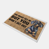 Custom Welcome Mat/Dog Lover/Dachshund Decor Deurmat (Schuin)
