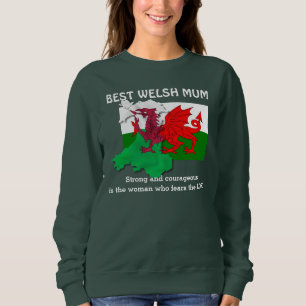 Custom WELSH MUM Vlag van Wales Trui