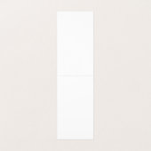 Custom white simple Design Add Photo or Text Visitekaartjes (Binnenkant ongevouwen)