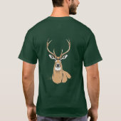 custom whitetail mens t shirt (Achterkant)