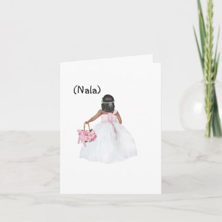 Custom Will You Be My Flower Girl? Card Kaart