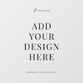 Custom Window Cling Printing 18x24" Translucent Raamsticker (Vel)