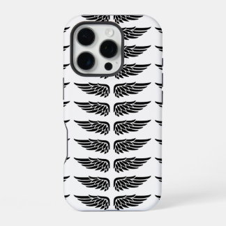 Custom with eagle wing black and white iPhone Case iPhone 16 Pro Hoesje