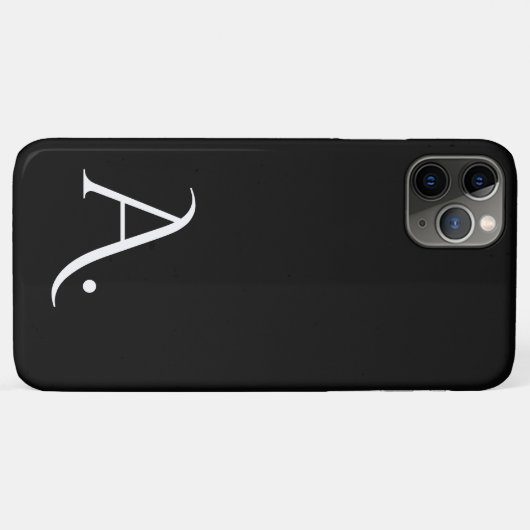 Custom with Initial Name Case-Mate iPhone Case (Achterkant (horizontaal))