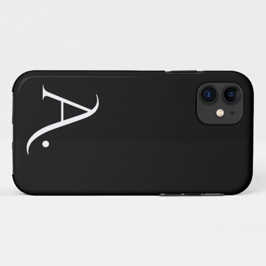 Custom with Initial Name Case-Mate iPhone Case (Achterkant (horizontaal))