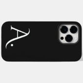 Custom with Initial Name Case-Mate iPhone Case (Achterkant (horizontaal))