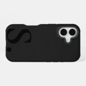Custom with Initial Name iPhone 16 Hoesje (Achterkant horizontaal)