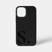 Custom with Initial Name iPhone Hoesje (Achterkant)