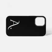 Custom with Initial Name iPhone Hoesje (Achterkant horizontaal)