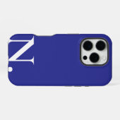 Custom with Initial Name iPhone Hoesje (Achterkant horizontaal)