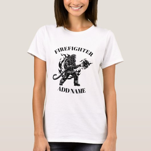 Custom Women’s Firefighter T-Shirt (Devant)
